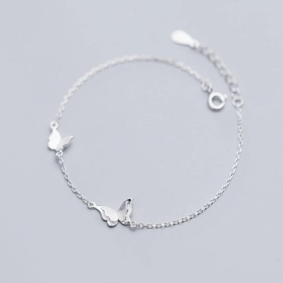 *NEW [Set of 3] 925 Sterling Silver Butterfly Set - Picture 4 of 7